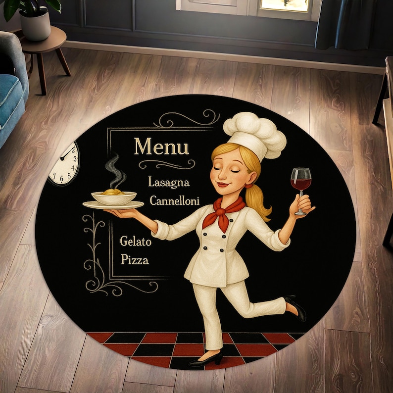 Круглый кухонный коврик Blonde – обзор и цена Home Cooking Menu